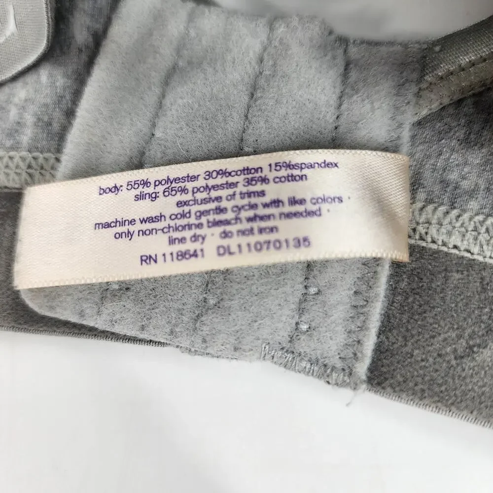 Cacique Gray Wire Free Comfort Bralette Clasp Back Bra Size 40C